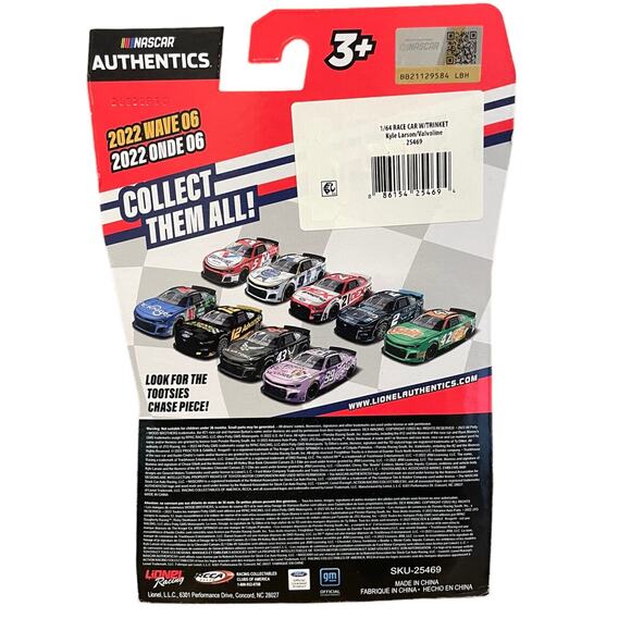 NEW Kyle Larson #5 Valvoline Wave 6 NASCAR Authentics 2022 1:64 Diecast Lionel - Picture 2 of 3